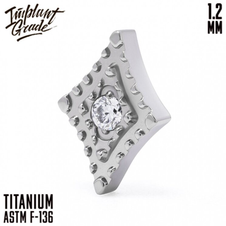Накрутка Diamond Rhomb Implant Grade 1.2 мм титан