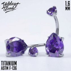 Банан Violet Drop Implant Grade 1.6 мм титан