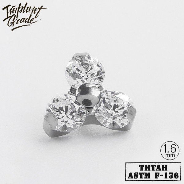 Накрутка Trio Implant Grade 1.6 мм титан