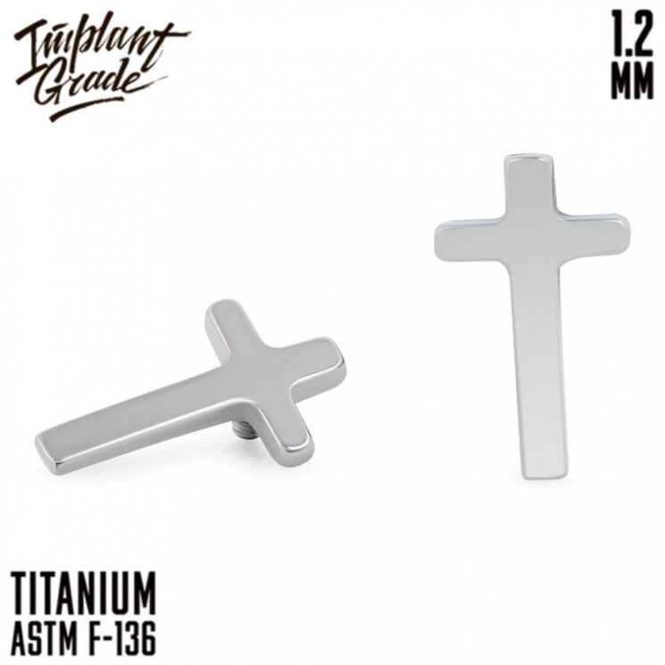 Накрутка Крест Implant Grade 1.2мм титан 