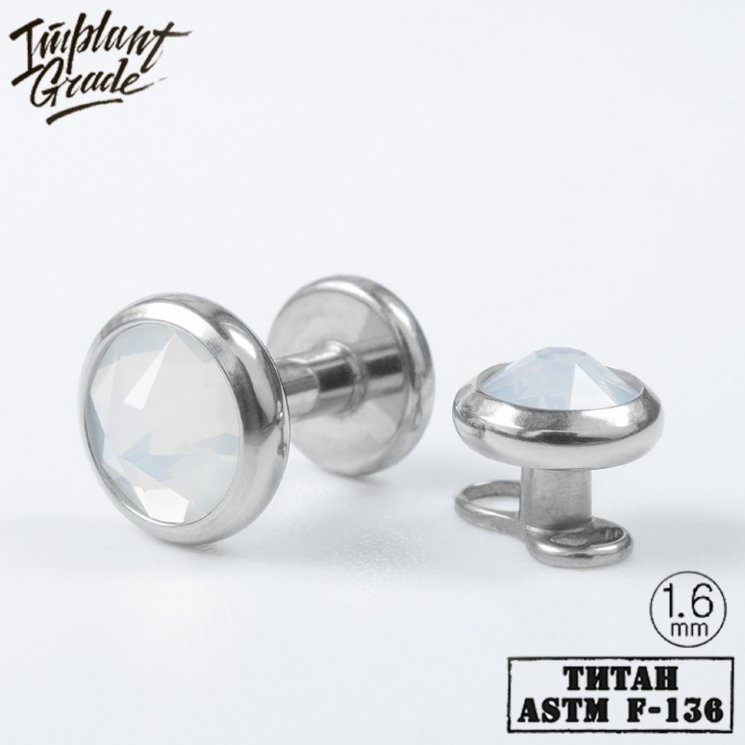 Накрутка White Opal Implant Grade 1.6 мм титан