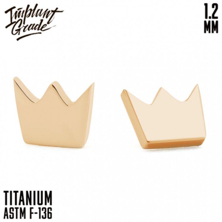 Накрутка Crown Gold Implant Grade 1.2мм титан