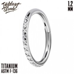 Кольцо-кликер Twilight X Implant Grade 1.2 мм титан