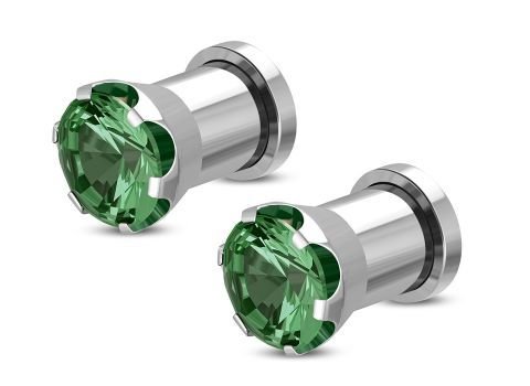 Плаги в уши Big Crystal Green (шт)