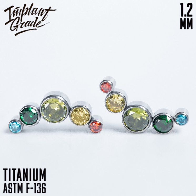 Накрутка 5K Rainbow Implant Grade 1.2 мм титан