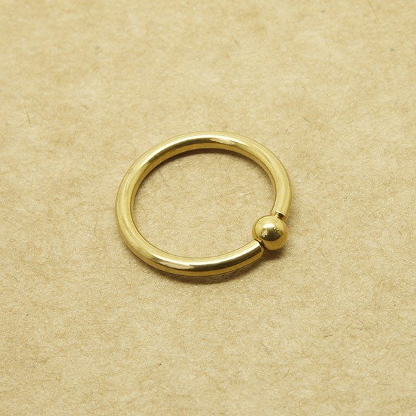 Кольцо для пирсинга Gold 1,6мм