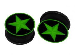 Плаги Green Star из силикона черные (шт)