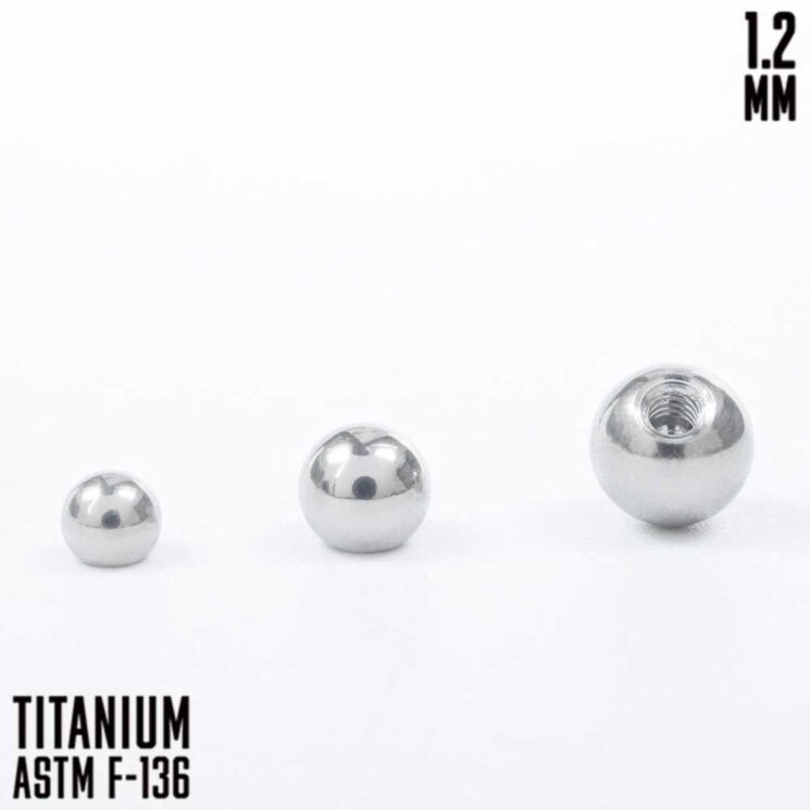 Шар титан 1.2мм для наружной резьбы