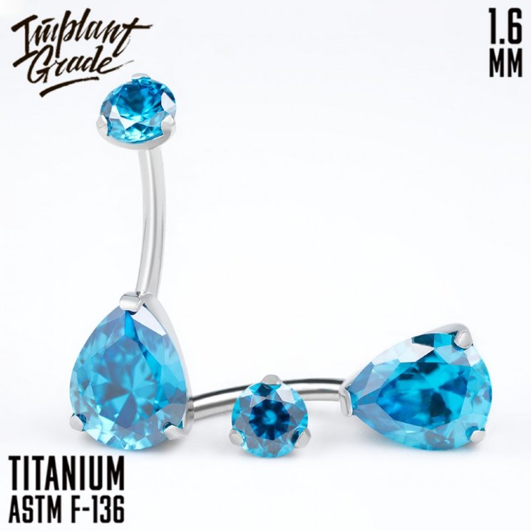 Банан Unusual Blue Implant Grade 1.6 мм титан