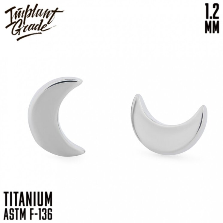 Накрутка Half Moon (Месяц) Implant Grade 1.2 мм титан