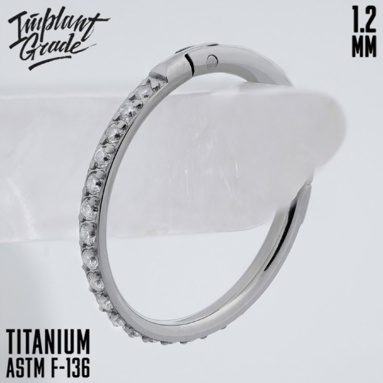Кольцо-кликер Twilight Implant Grade 1.2 мм титан