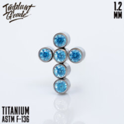 Накрутка Cross Aqua Implant Grade 1.2 мм титан