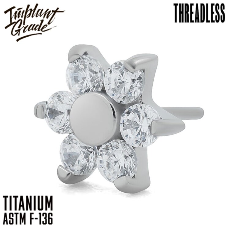 Топ Snow Flower Безрезьбовой Implant Grade титан