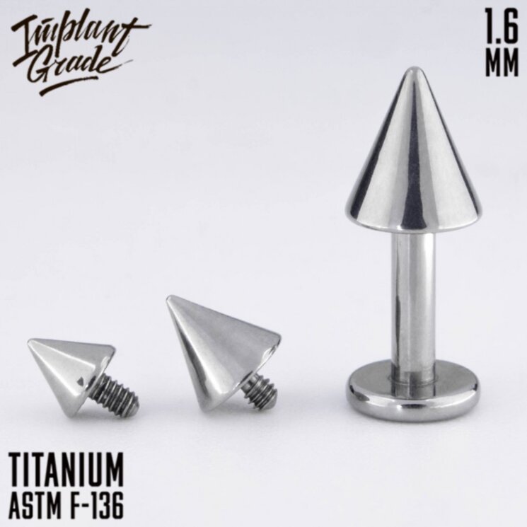 Накрутка Cone (Конус) Implant Grade 1.6 мм титан